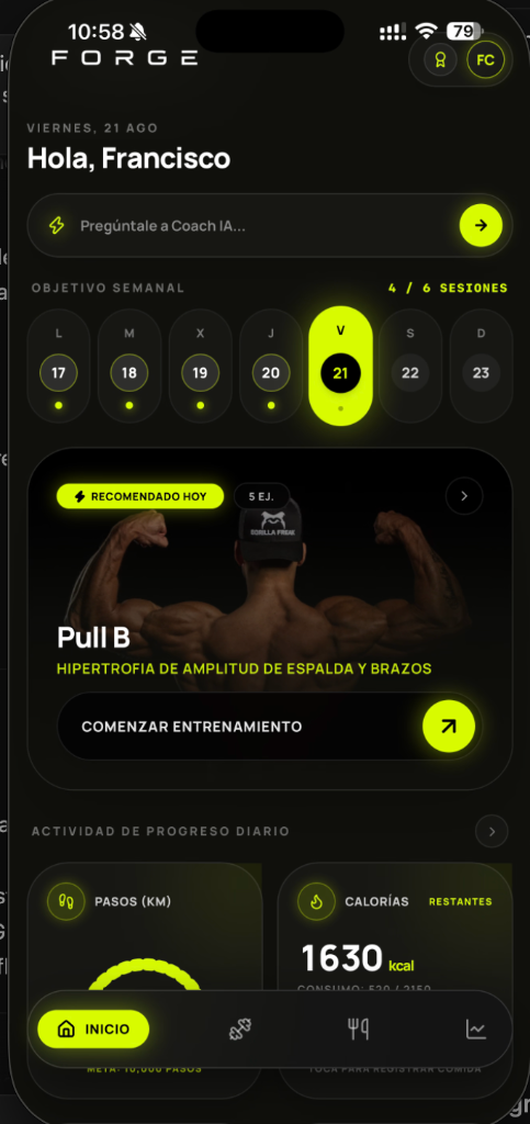 FORGE Home UI
