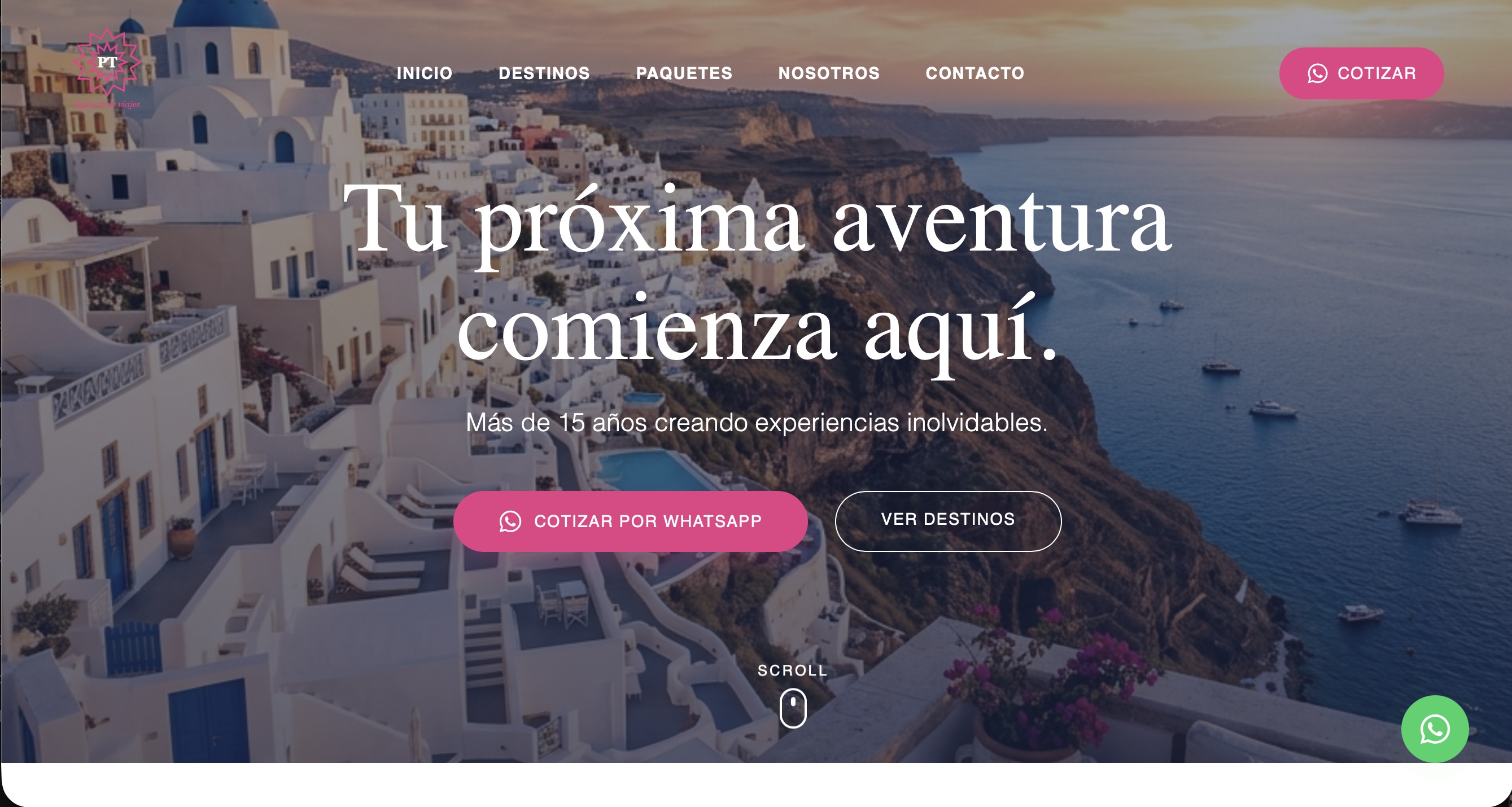 Paraíso Tours Web
